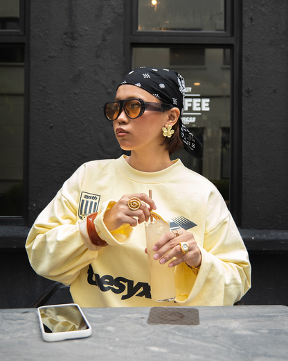 CREST YELLOW LONGSLEEVE