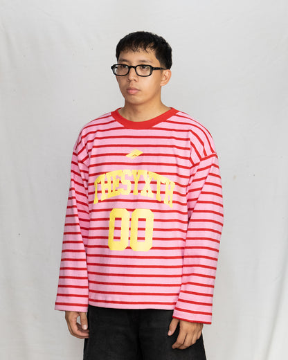 STRIPE COLLEGE LONG SLEEVE